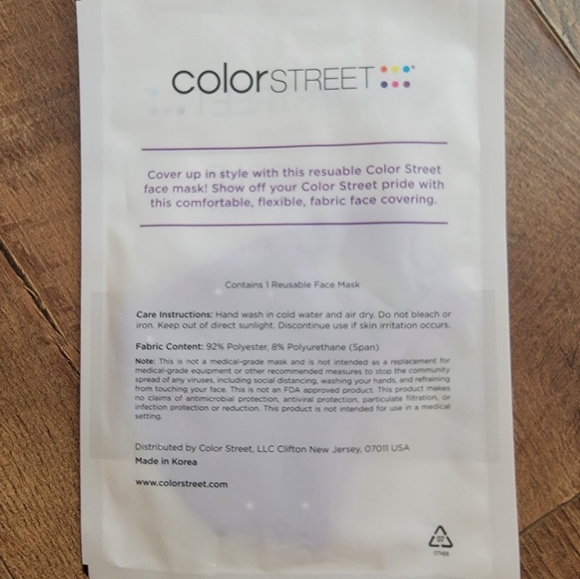 ColorStreet Bags Face Mask - Picture 3 of 6